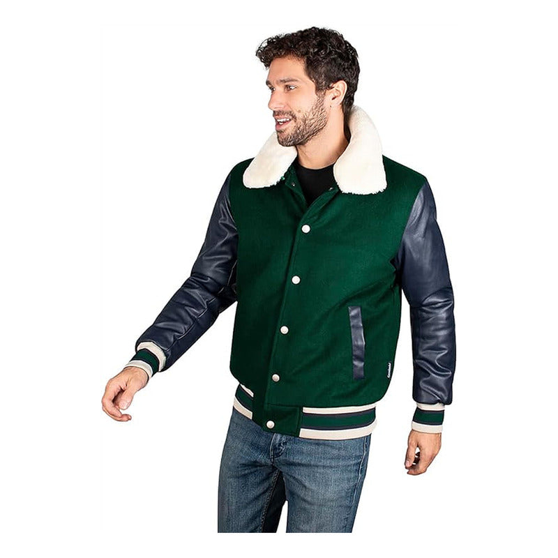 Chamarra Bomber Para Hombre Cw83-pol8906 Greenlander®