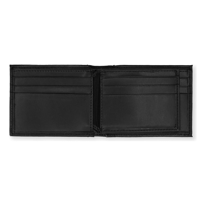 Billetera De Hombre Mod.87861-0010 Marca Dockers® Negro Liso