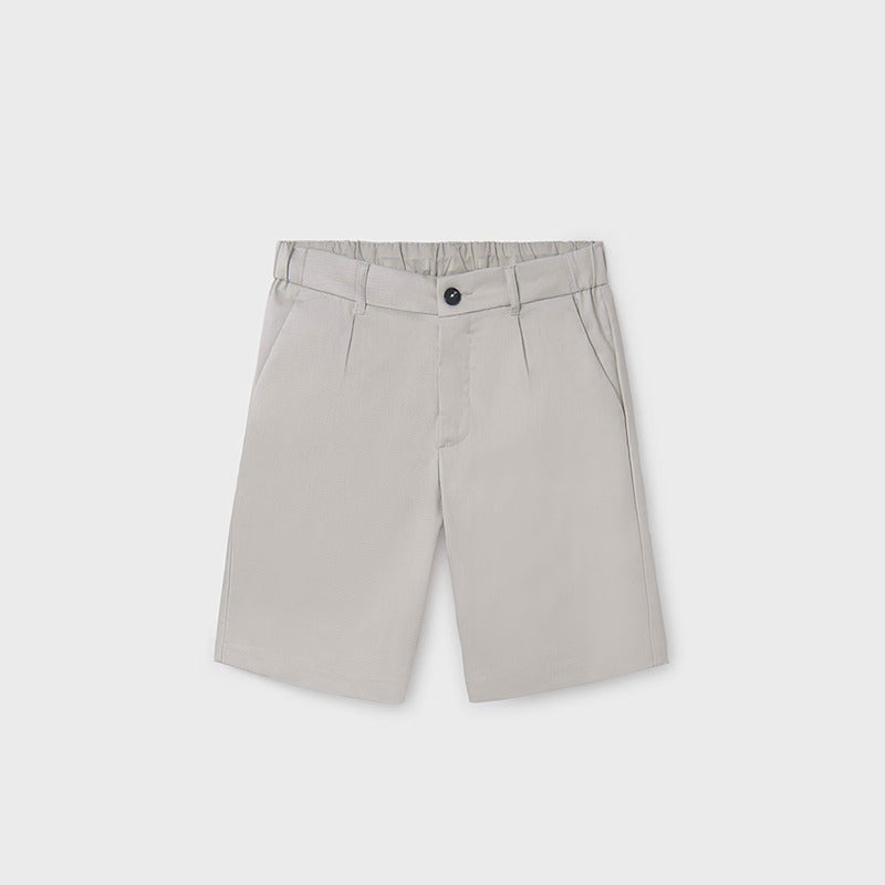 Bermuda De Vestir Para Niño Mod.6201 Marca Mayoral® Hueso Lisa 16 Años