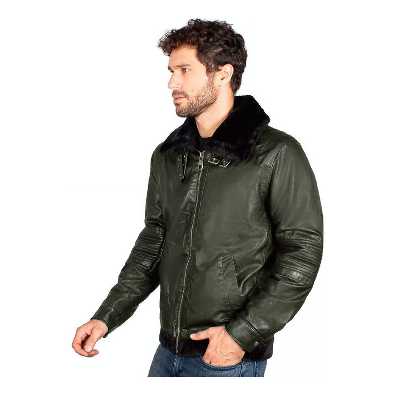 Chamarra De Hombre Mod. Cw83-vin8880a Marca Greenlander®
