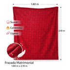 Cobertor Suave Ligero San Valentín 180x210m Providencia® 300 G