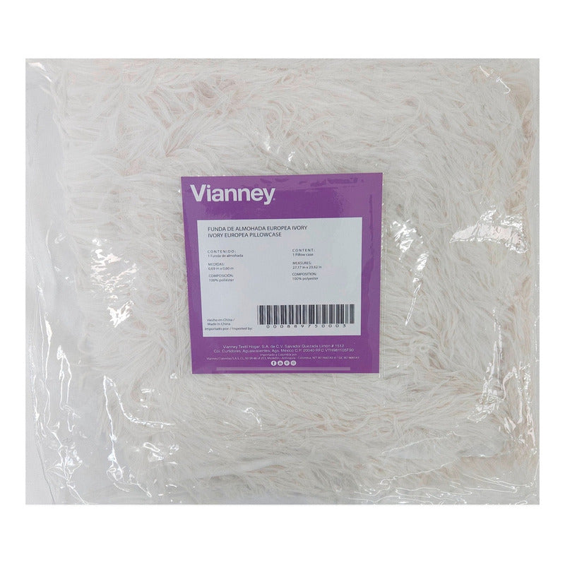 Almohada + Funda Europea Ivory Marca Vianney® Beige