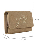 Cartera Sobre Recto Para Mujer Ji 670 Marca Jaime Ibiza® Taupe Liso