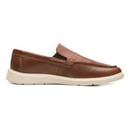 Mocasín Casual Para Hombre 100% Piel Mod.423805 Marca Flexi® Marrón Lisa 26,5 Mx