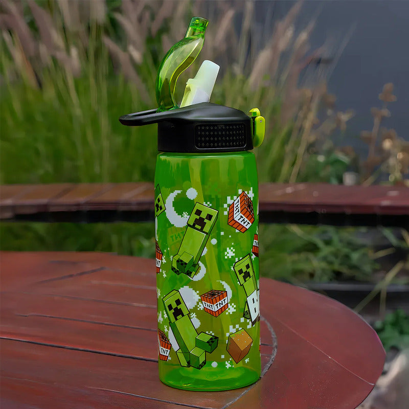 Botella Infantil Ligera Para Agua 700ml Diseños Animados