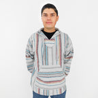 Suéter Poncho Canguro Artesanal Hoodie Acrilico Colores