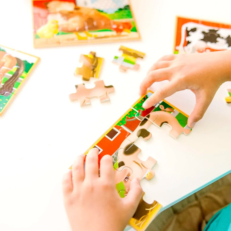 Rompecabezas De Animales 4 En 1 Marca Melissa & Doug®