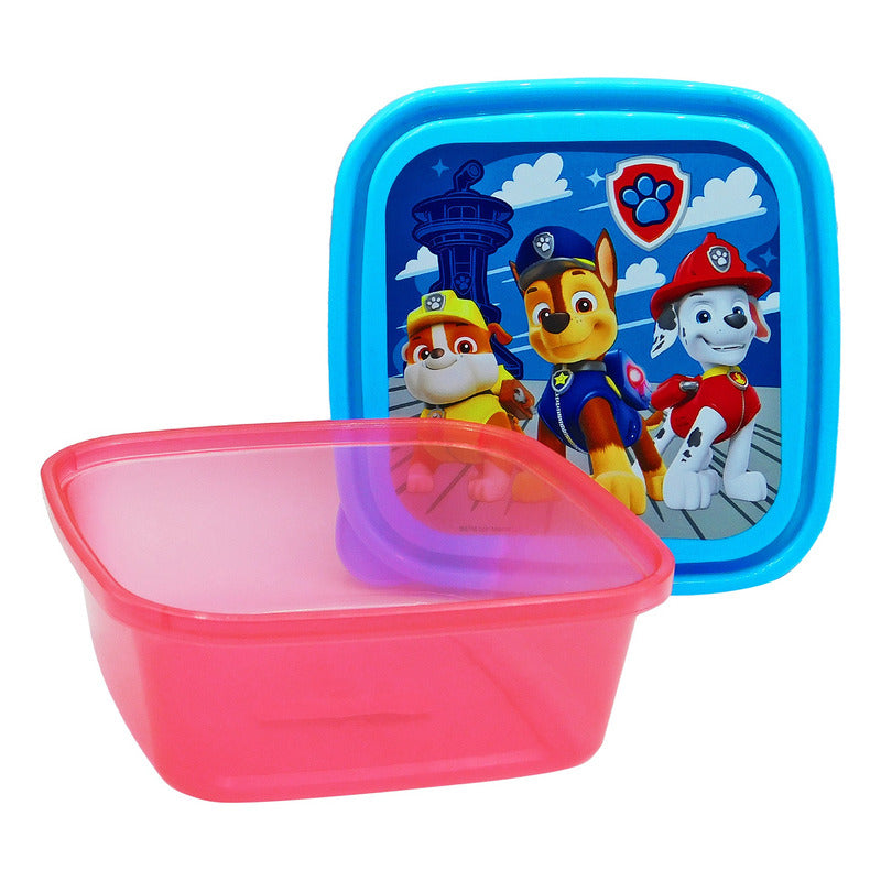 Recipiente Infantil Escolar Para Comida Diseños Varios