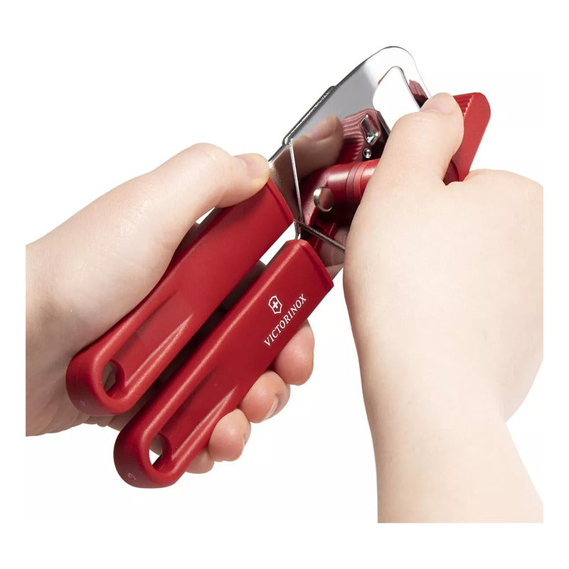 Abrelatas Universal Mod.7.6857 Marca Victorinox® Rojo