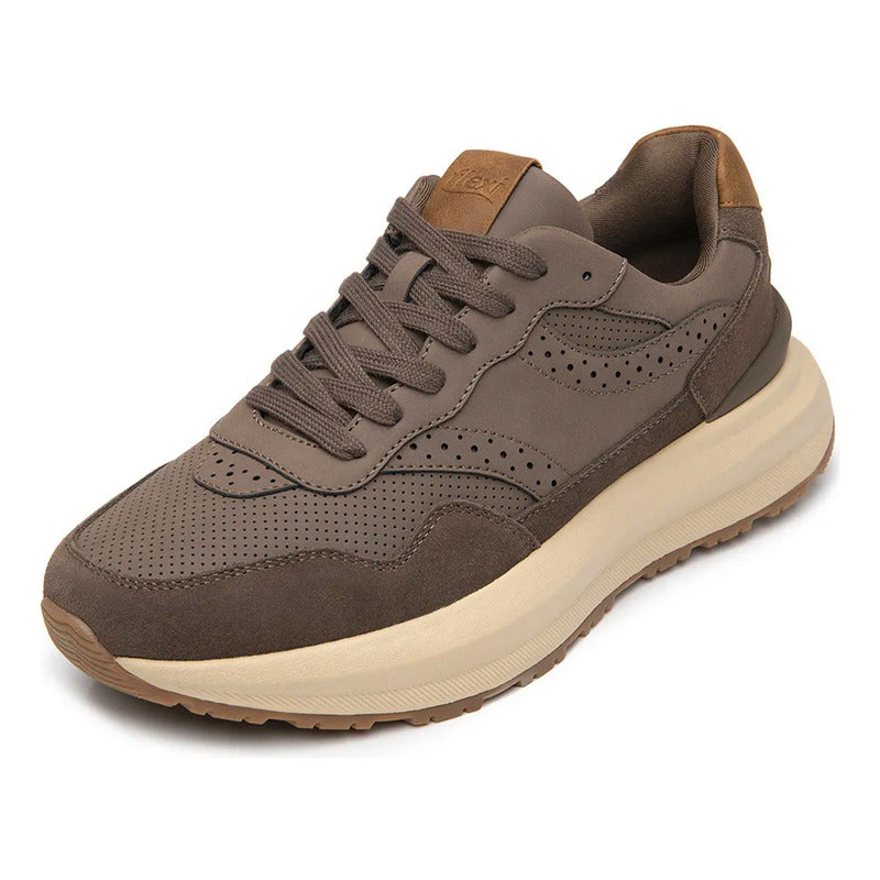Tenis Chunky Casual Para Hombre Mod.420903 Marca Flexi®