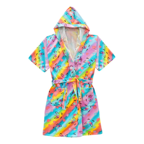 Bata De Baño Microfibra Estampada Diseños Animados