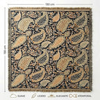 Chalina Chal Elegante Suave Para Mujer 130x130cm Multicolor Multicolor Geométrico Unitalla
