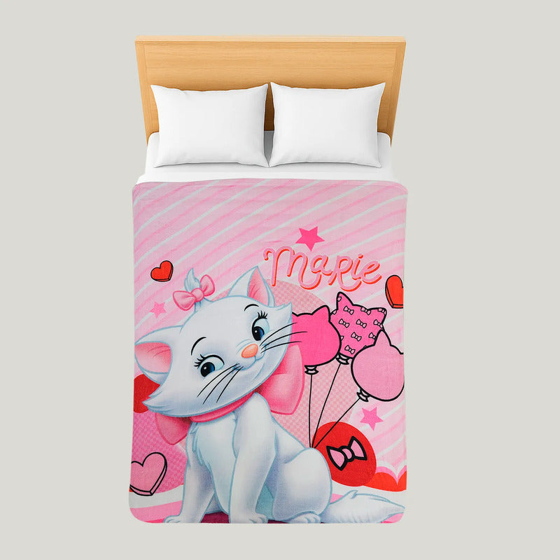Cobertor Ligero Super Suave Matrimonial Diseños Providencia® Marie Globos 850 G Multicolor