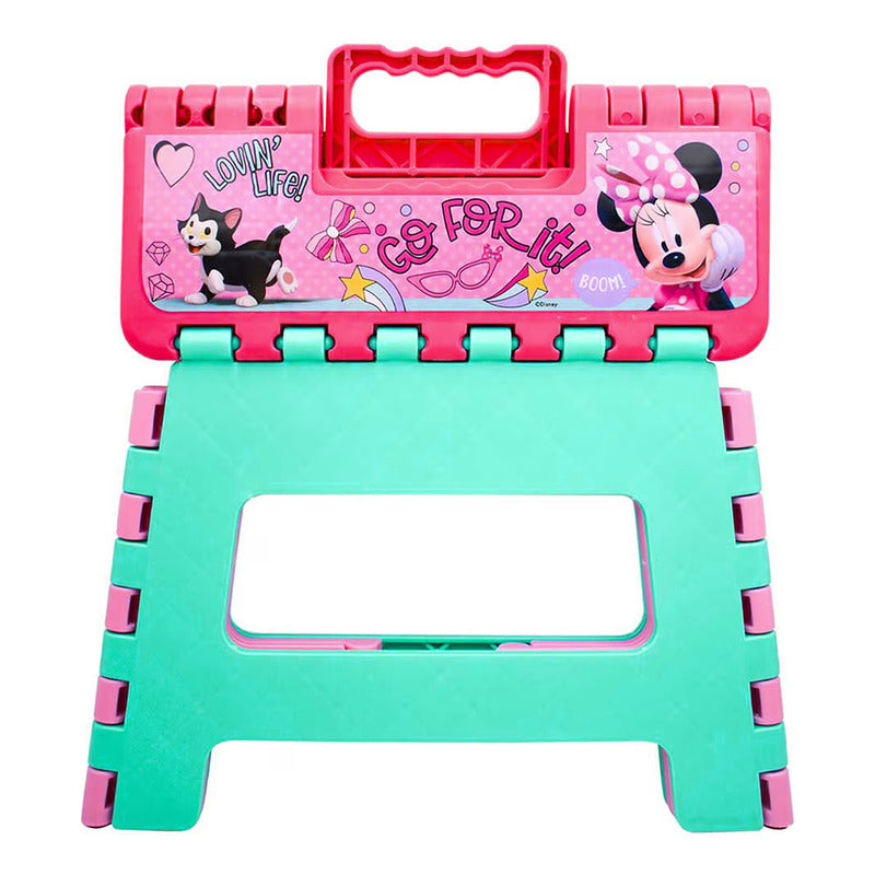 Banco Plegable Estampado Para Niños Marca Fun Kids®envio Liso Agua