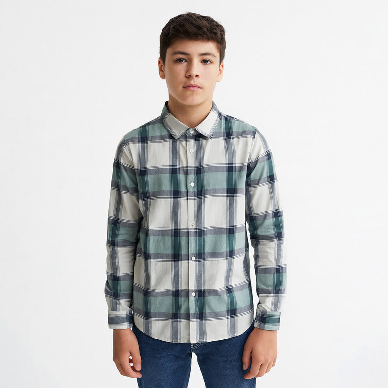 Camisa Cuadros Para Niño Mod.7107 Marca Mayoral®