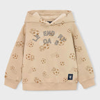 Sudadera Ligera Para Niño Mod.3435 Marca Mayoral® 10 Años Nuez Pelotas