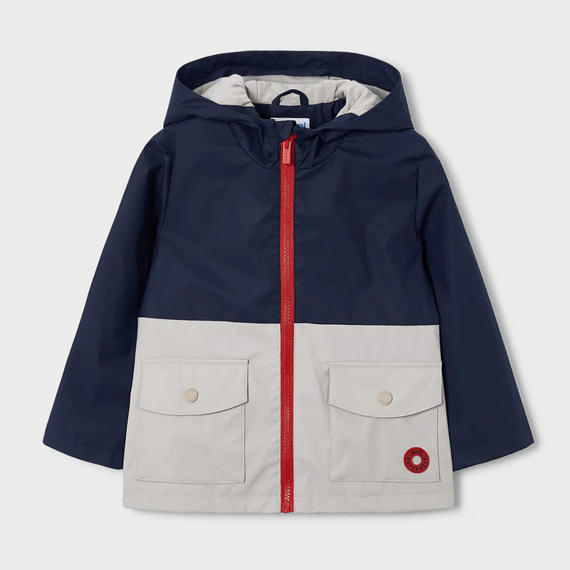 Chamarra Impermeble Para Niño Mod.3443 Marca Mayoral® Multicolor 4 Años Lisa