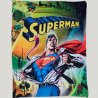Cobertor Ligero Super Suave Matrimonial Diseños Providencia® Superman 850 G Multicolor