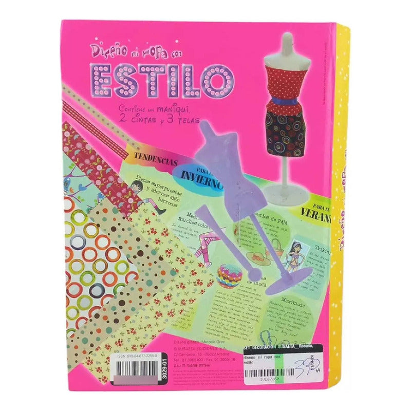 Juego Libro Diseño Mi Ropa Con Estilo Marca Susaeta®