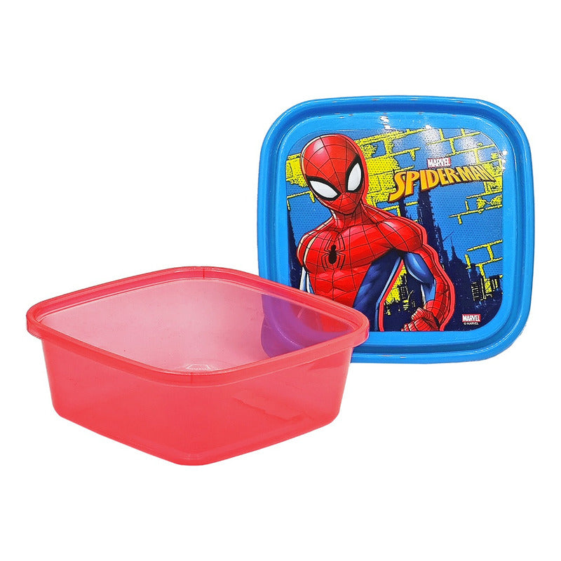 Recipiente Infantil Escolar Para Comida Diseños Varios