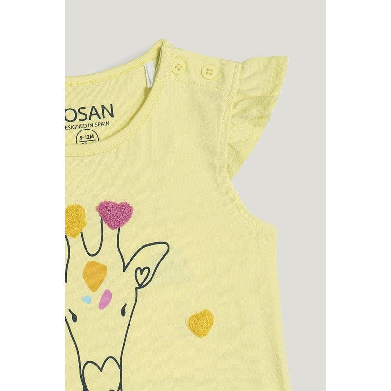 Blusa Para Niña Con Estampado Mod.2181201al Marca Losan®