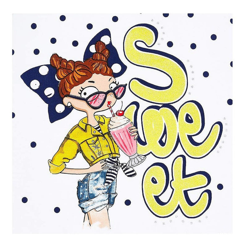 Blusa De Niña Con Estampado Mod.3005 Marca Mayoral®