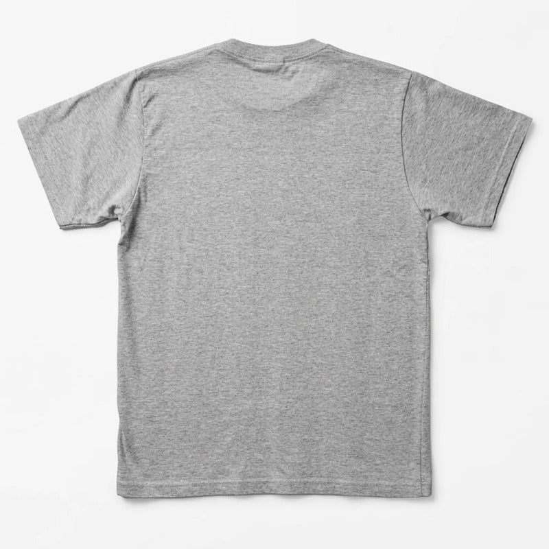 Playera Casual Básica Unisex Mod. 4148 Marca Skannda® Gris Lisa G