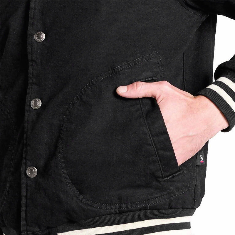 Chamarra Bomber Mezclilla Hombre Corte Slim Marca Oggi®