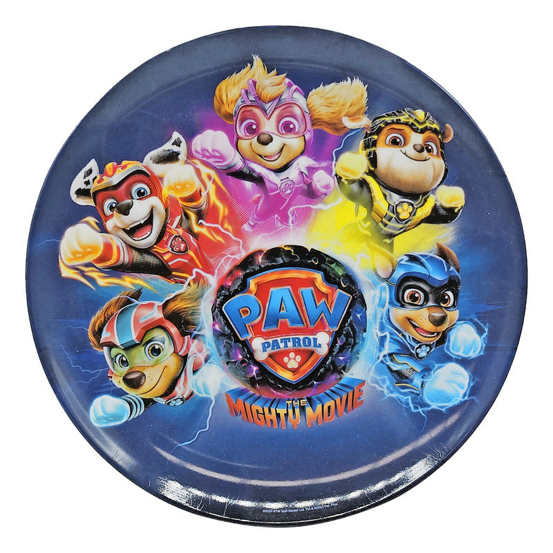 Plato Llano De Platico Para Niños Diseños Varios Multicolor Paw Patrol 1695-511 Paw Patrol
