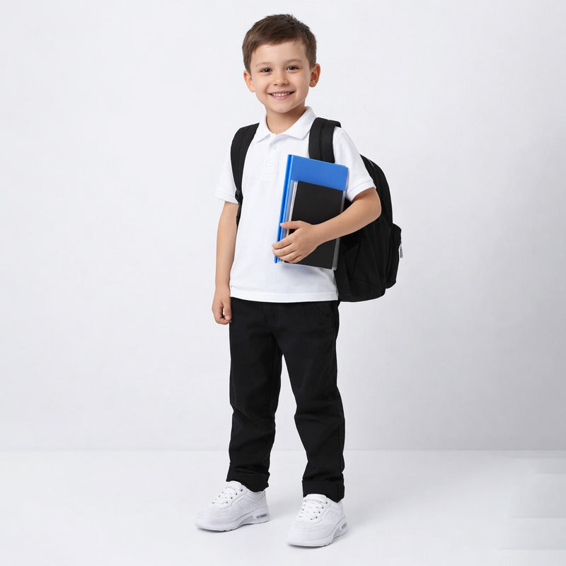 Tenis Escolar Unisex Mod.155740-b Marca Coqueta Y Audaz®