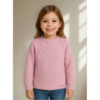 Sueter Tejido Para Niña Mod. 4354 Marca Mayoral® Rosa Claro Tejido 8