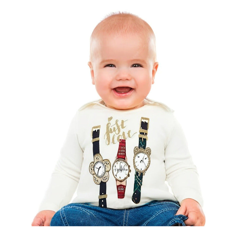 Blusa Manga Larga Para Niña Marca Mayoral®