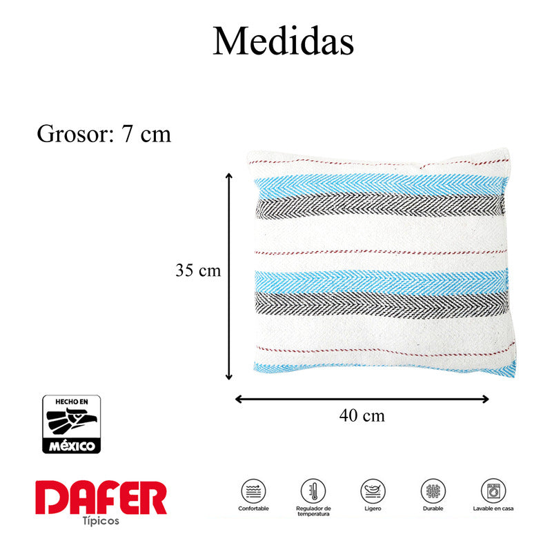 Frazada De Viaje Artesanal Con Almohada Set De Descanso