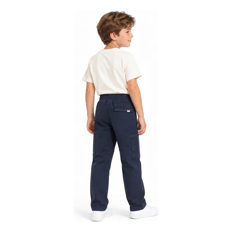 Pantalón Cargo Para Niño Mod.3580 Marca Mayoral® Marino Lisa 7 Años