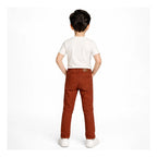 Pantalón Regular Fit Para Niño Mod.561 Marca Mayoral® Ladrillo Liso 7 Años