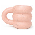 Taza Tarro De Porcelana En Forma De Donas 450ml Top Choice® Salmón Donas