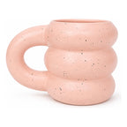 Taza Tarro De Porcelana En Forma De Donas 450ml Top Choice® Salmón Donas