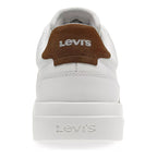 Tenis Casual Para Hombre Mod. L2125472 Marca Levi's® Blanco Lisa 26.5 Mx