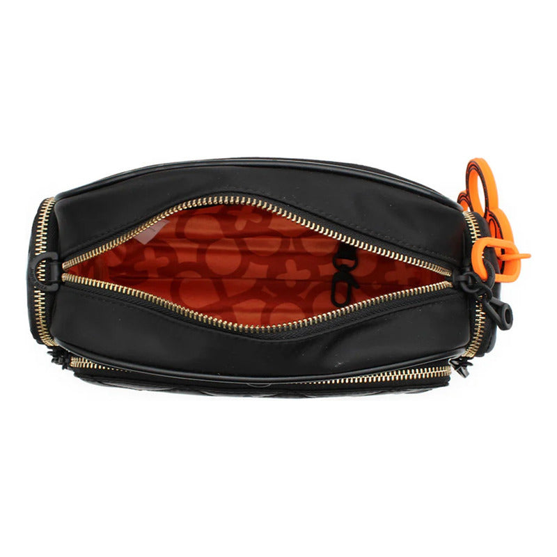 Bolso Crossbody Para Mujer Mod. Ji 2519 Jaime Ibiza® Negro Lisa Níquel Multicolor