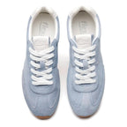 Tenis De Gamuza Para Mujer Mod. 140304 Marca Flexi® Celeste Gamuza 24 Mx
