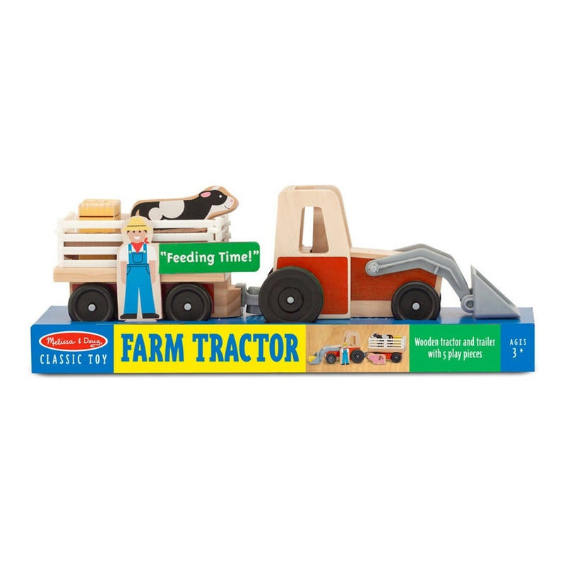 Juego De Madera Tractor De Granja De Mellisa And Doug 8 Corral