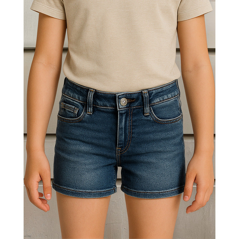 Short De Mezclilla Para Niña Mod.236 Marca Mayoral®