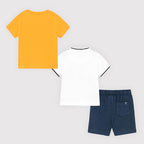 Conjunto Para Bebé Short+playeras Mod.1670 Marca Mayoral® Mango 36 Meses