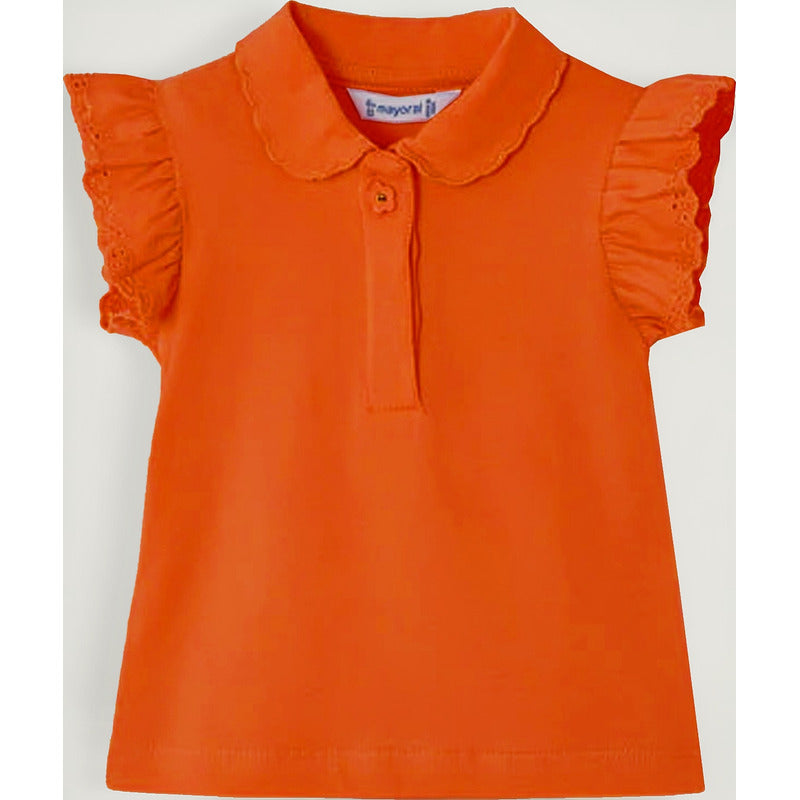 Blusa De Bebé Cuello Polo Mod.1184 Marca Mayoral®