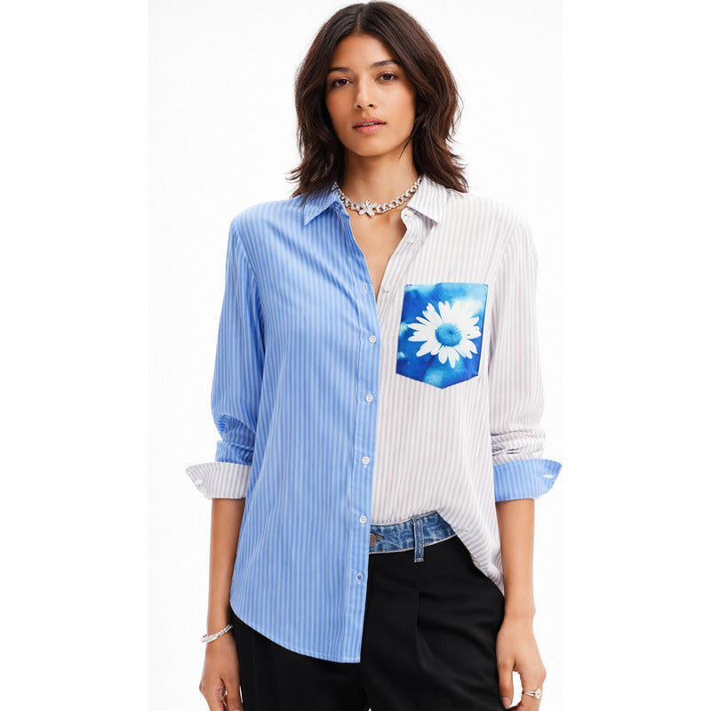 Camisa Estampada Mod. Perfect Ride Para Dama Marca Desigual®