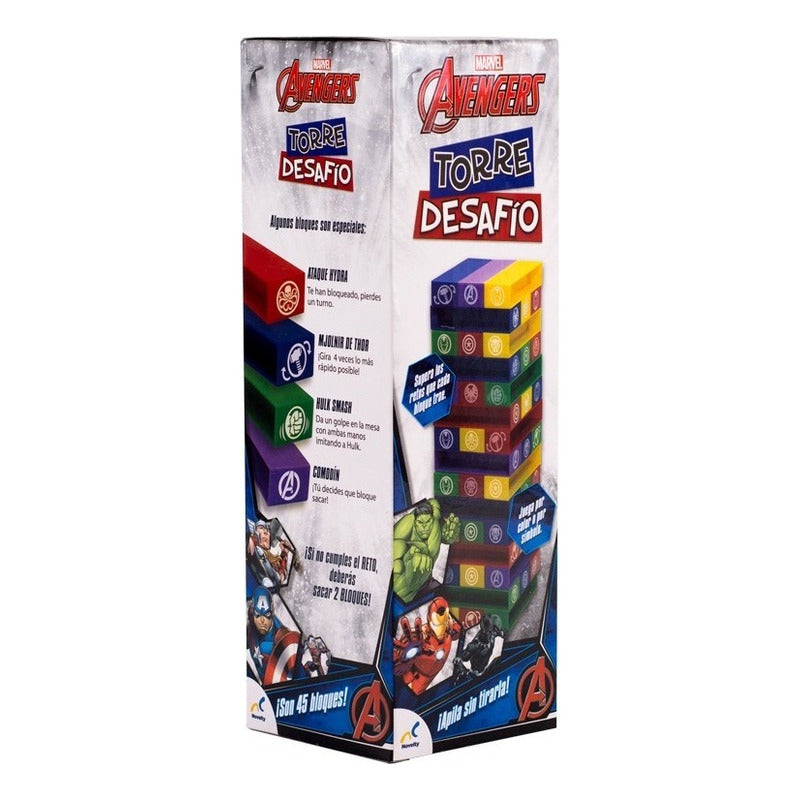 Juego De Mesa Novelty Marvel Avengers Torre Desafio