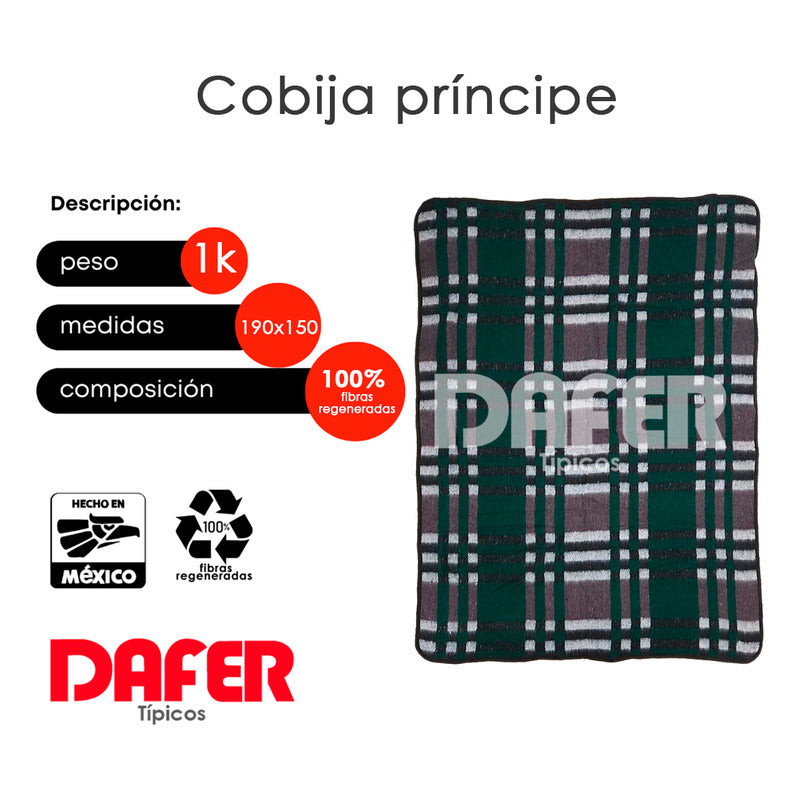 Cobija Mexicana Príncipe De Color Económica 1.9x1.5m
