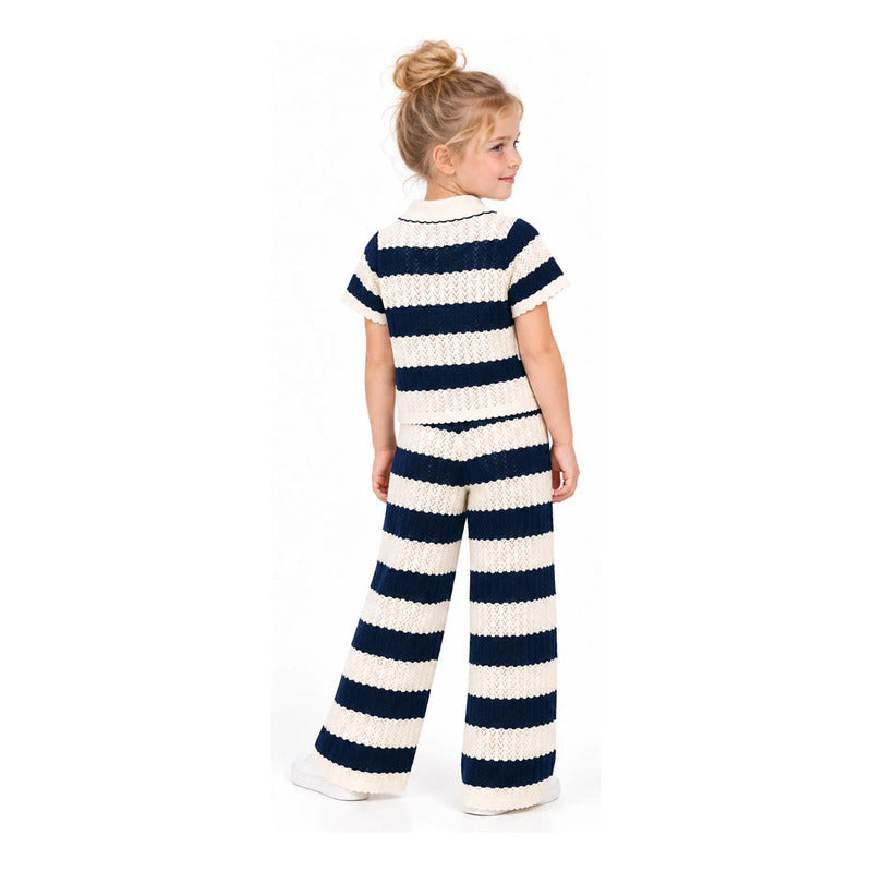 Conjunto Tipo Tejido Para Niña Pantalon+blusa 3219 Mayoral® Porcelana 3 Años