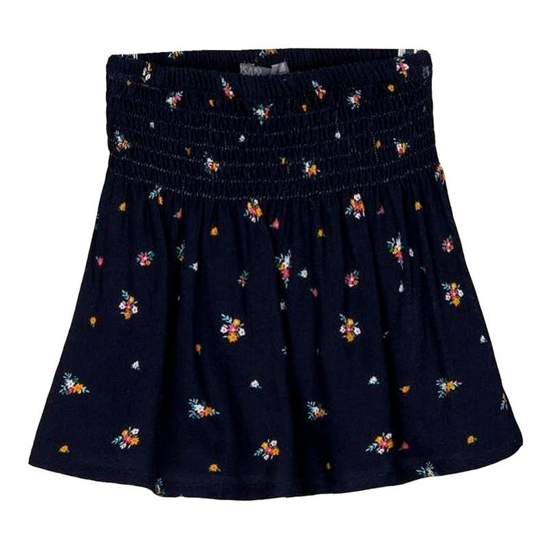 Falda De Niña Mod.126-7038 Flowers Marca Losan®