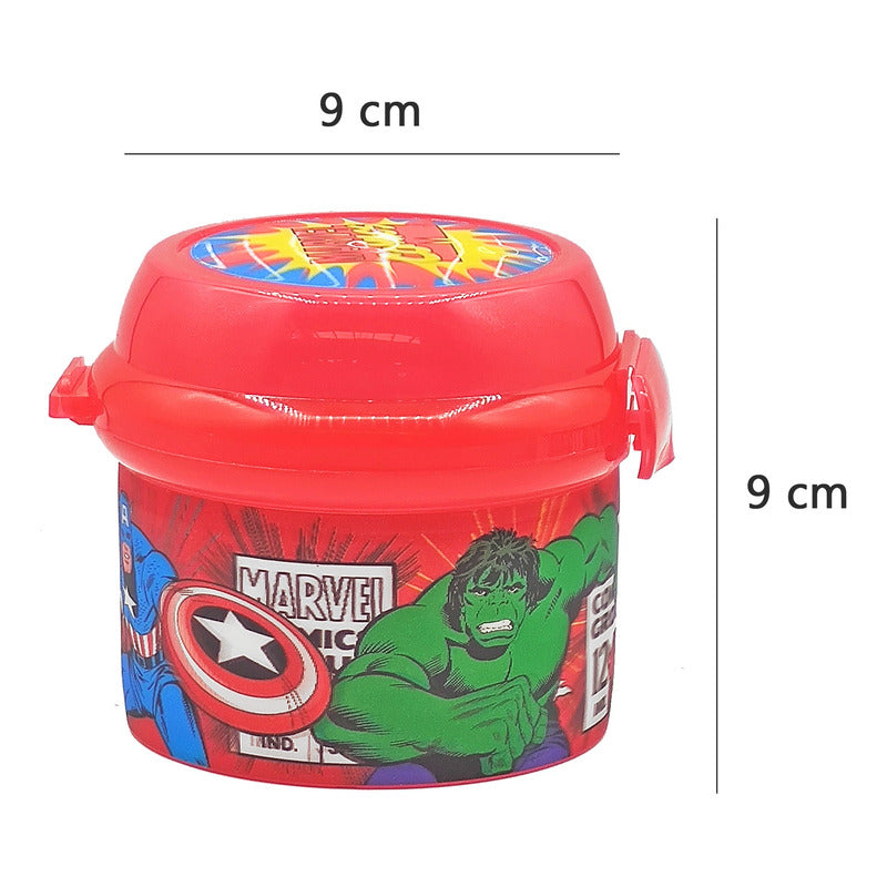 Topper Recipiente Para Comida Diseño Lenticular Niños